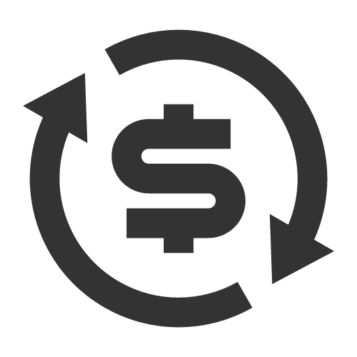 иконка exchange dollar, exchange, обмен валюты, dollar, доллар,