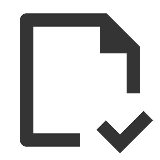 иконка file check, file, файл, check, галочка,