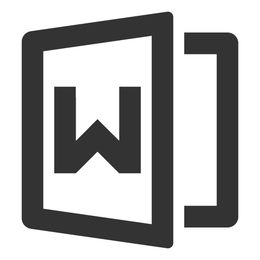 иконка file word 2, file, файл, word, ворд,
