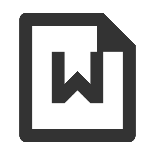 иконка file word, file, файл, word, ворд,