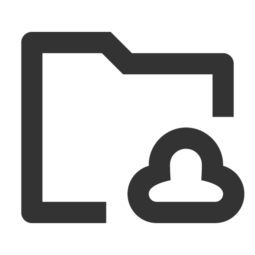 иконка folder cloud, folder, папка, cloud, облако,