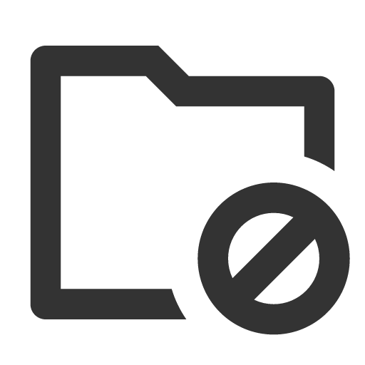 иконка folder forbid, folder, папка, forbid,