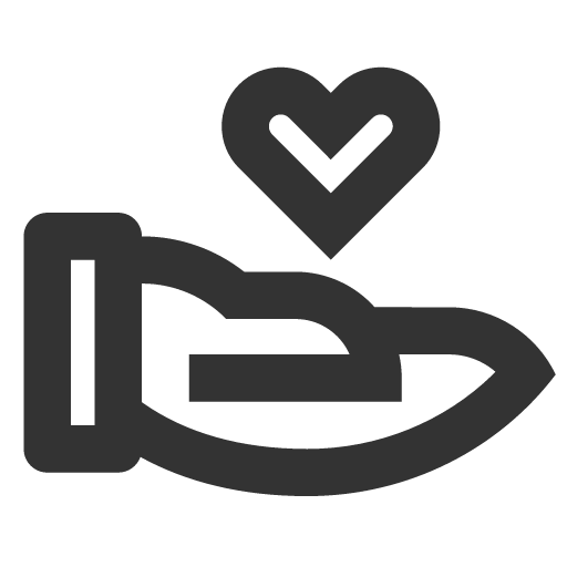 иконка hand heart, hand, рука, heart, сердце,