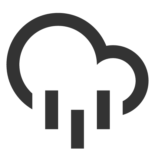 иконка heavy showers, heavy, showers, ливень,
