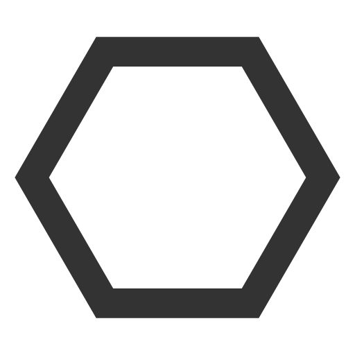 иконка hexagon,