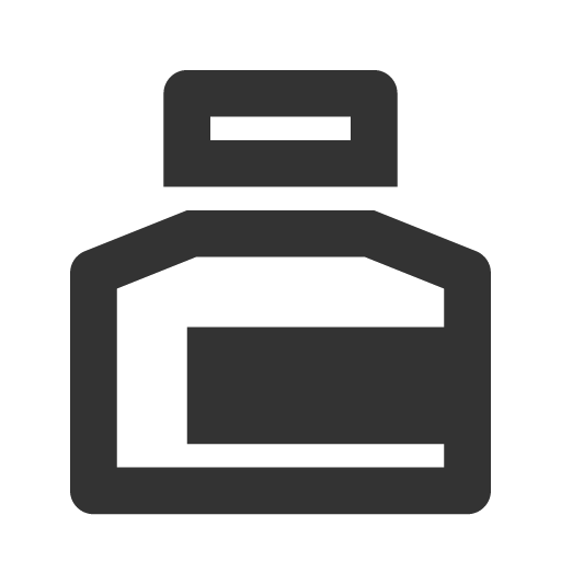 иконка ink bottle, ink, чернила, bottle,