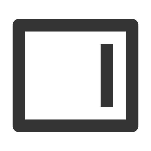 иконка layout right 2, layout, макет, right, стрелка,