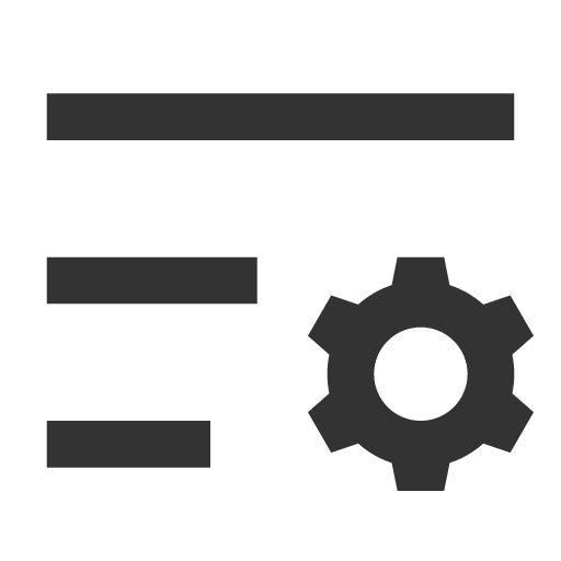иконка list settings, list, settings, настройки,