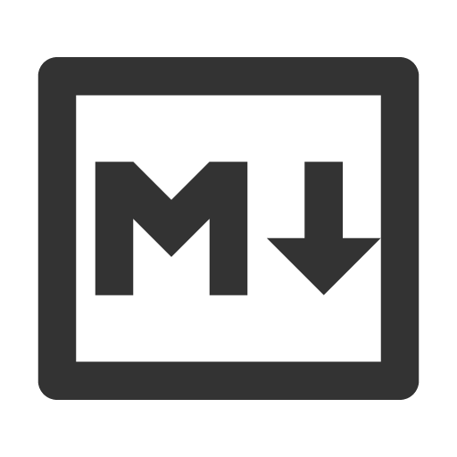 иконка markdown,