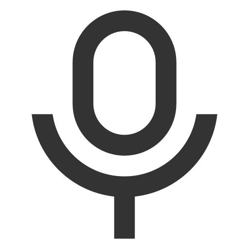 иконка mic, микрофон,