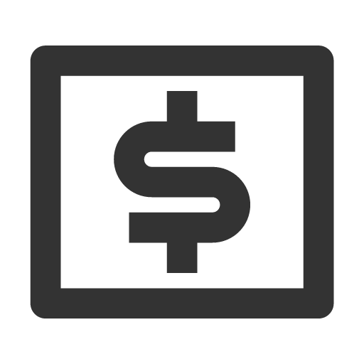 иконка money dollar box, money, деньги, dollar, доллар, box, коробка,