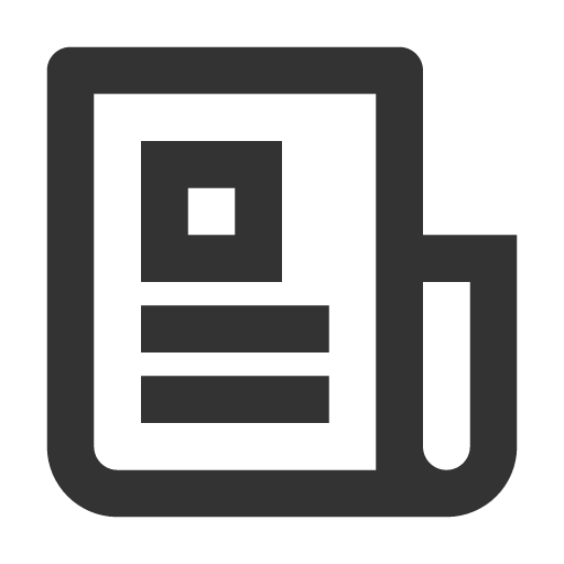 иконка newspaper, газета,