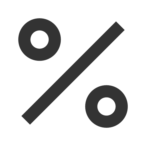 иконка percent,