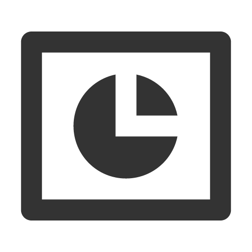 иконка pie chart box, pie, круговая диаграмма, chart, график, box, коробка,