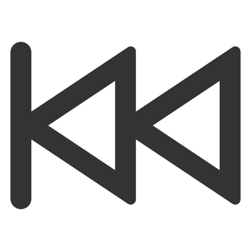 иконка rewind start, rewind, перемотка, start, старт,