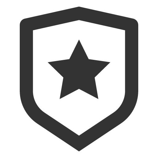 иконка shield star, shield, щит, star, звезда,