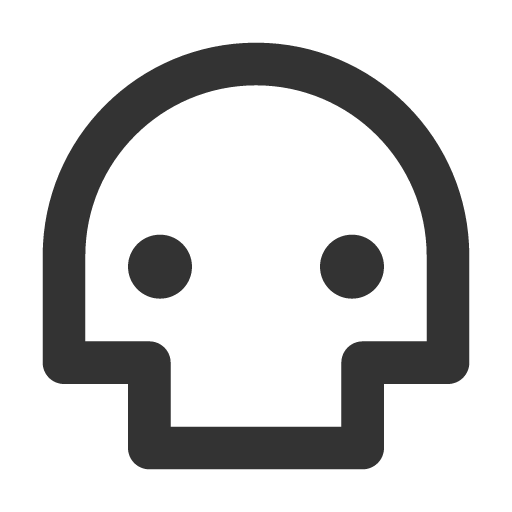 иконка skull, череп,
