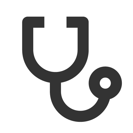 иконка stethoscope, стетоскоп,