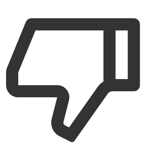 иконка thumb down, thumb, down, стрелка,