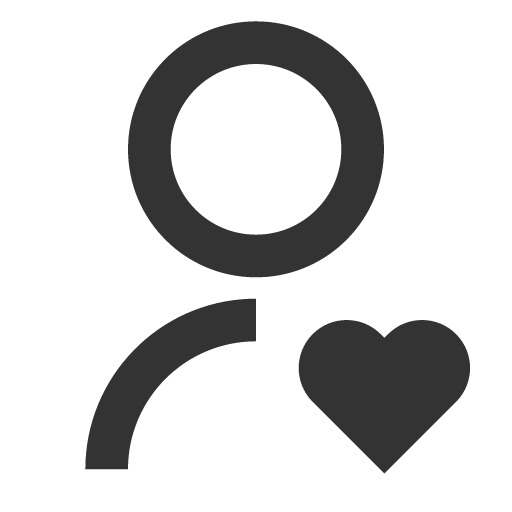 иконка user heart, user, пользователь, heart, сердце,