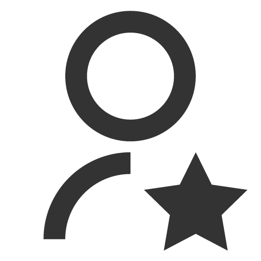 иконка user star, user, пользователь, star, звезда,
