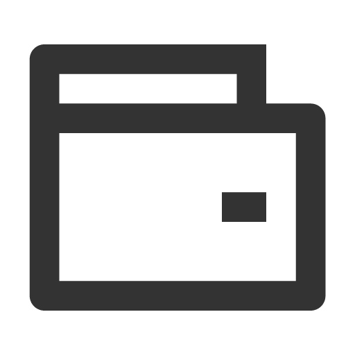 иконка wallet, кошелек,