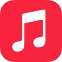 иконка apple music, апплемусик, логотип, бренд