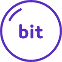 иконки bit, бит, логотип, бренд