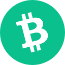 иконка bitcoin cash, биткоинкаш, логотип, бренд