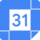 иконка google calendar, гуглекалендар, логотип, бренд