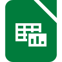 иконки libreoffice calc, либреоффикекалк, логотип, бренд