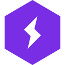 иконка lightning, молния, логотип, бренд