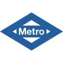 иконки metro de madrid, метродемадрид, логотип, бренд