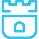 иконка rook, шахматы, логотип, бренд