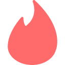иконки tinder, тиндер, логотип, бренд