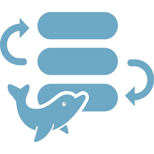 иконка apache dolphinscheduler, логотип, бренд,