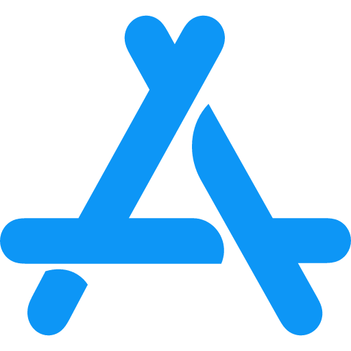 иконка app store, аппсторе, логотип, бренд,