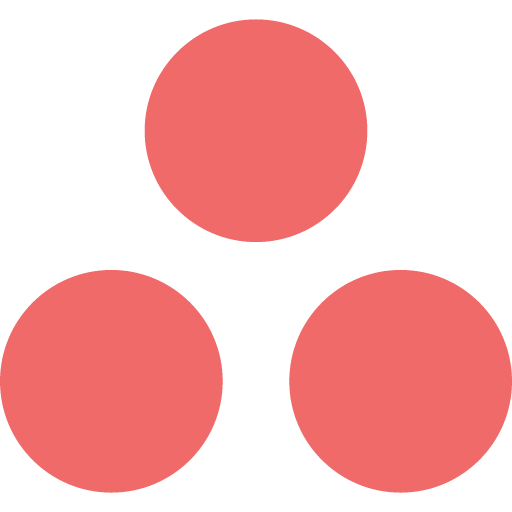 иконка asana, асана, логотип, бренд,