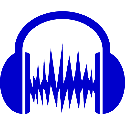 иконка audacity, наушники, логотип, бренд,