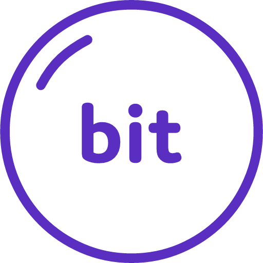 иконка bit, бит, логотип, бренд,