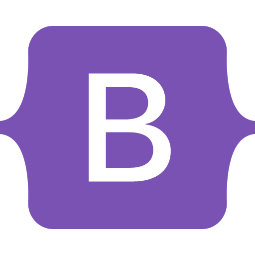 иконка bootstrap, бутстрап, логотип, бренд,