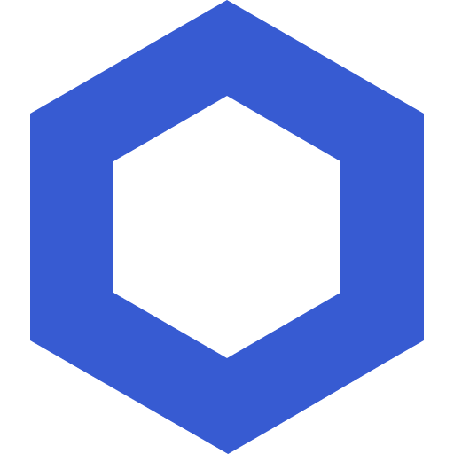 иконка chainlink, чаинлинк, логотип, бренд,