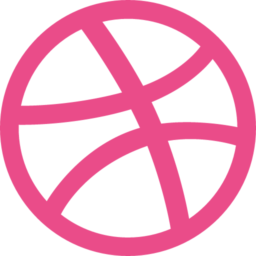 иконка dribbble, дрибббле, логотип, бренд,