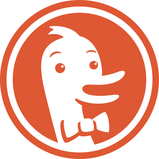 иконка duckduckgo, дукдукго, логотип, бренд,