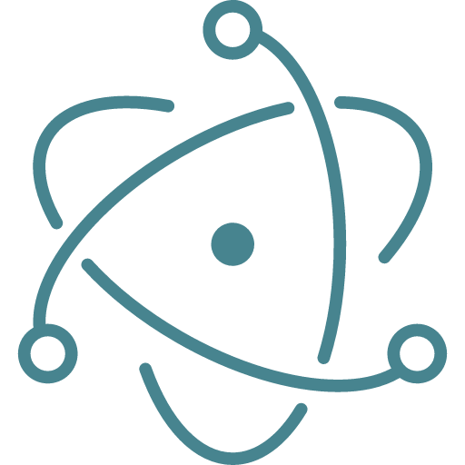 иконка electron, електрон, логотип, бренд,