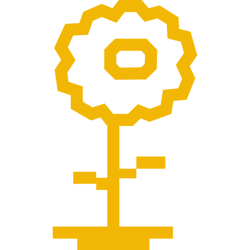 иконка flower, цветок, логотип, бренд,