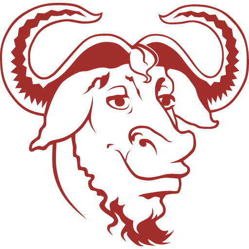 иконка gnu, гну, логотип, бренд,