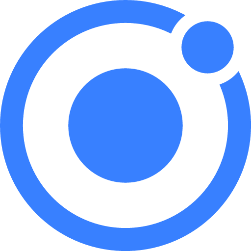 иконка ionic, ионик, логотип, бренд,