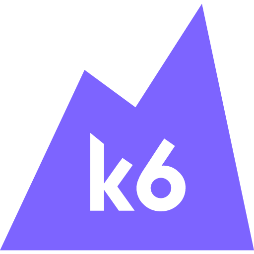 иконка k6, логотип, бренд,