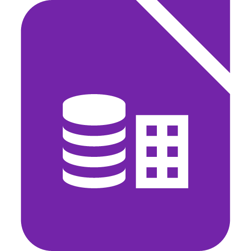иконка libreoffice base, либреоффикебасе, логотип, бренд,